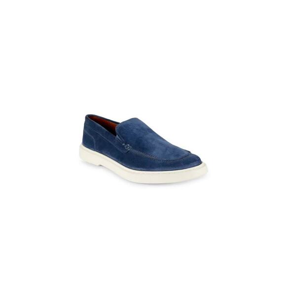 $395 NIB Allen Edmonds blue Moc Toe Hayes Suede Loafers Slip Ons Size 11 D main image 5